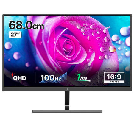 주연테크 QHD LED 모니터 IPS 100Hz FreeSync USB TypeC, Q27C15