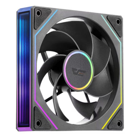 다크플래쉬 darkFlash DF12R 120 ARGB PWM Reverse 시스템 케이스 쿨러 (블랙)