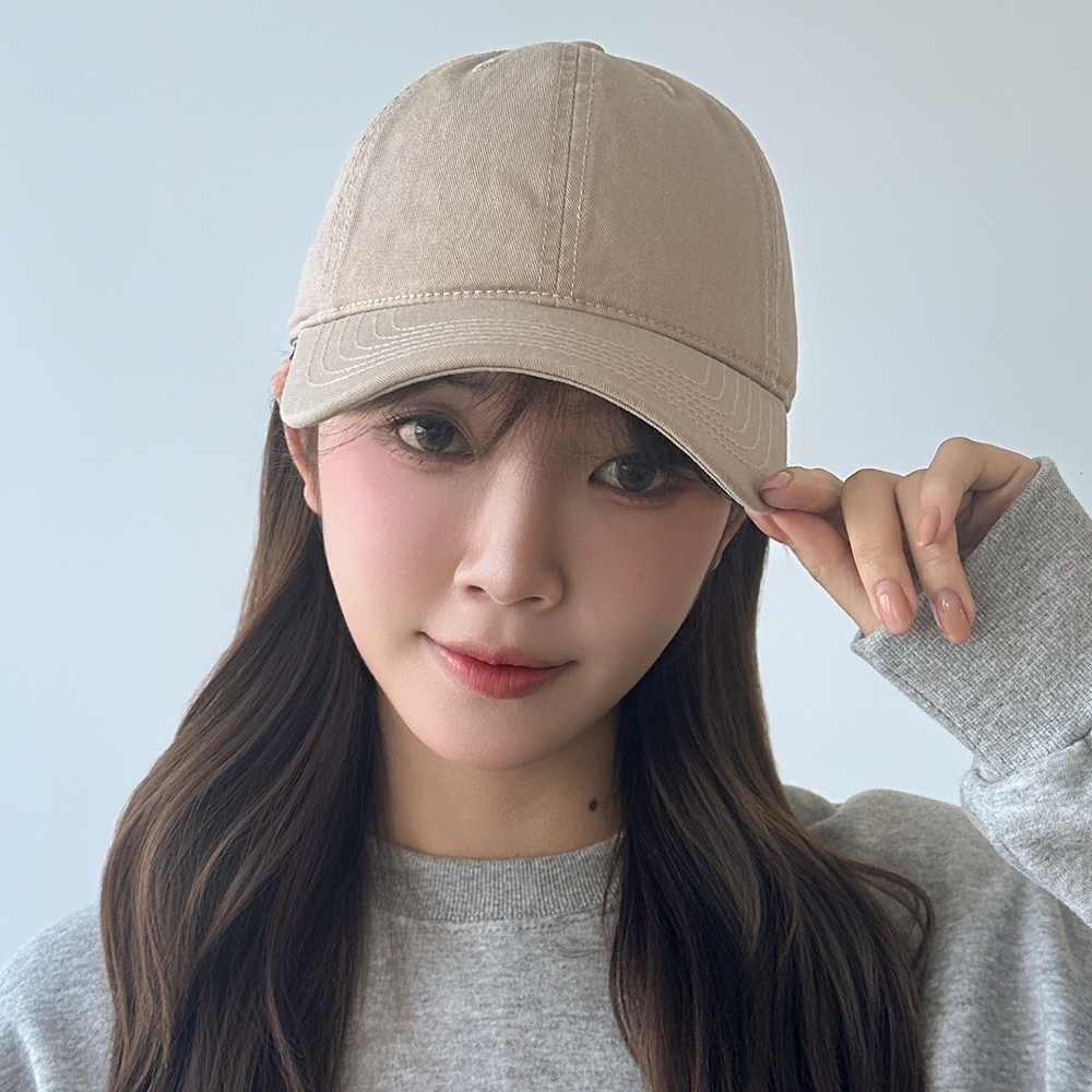 [26컬러] 내추럴 워싱 무지 볼캡 야구모자 단체 동아리 야구모자 맞춤 제작 - 상세 이미지 2