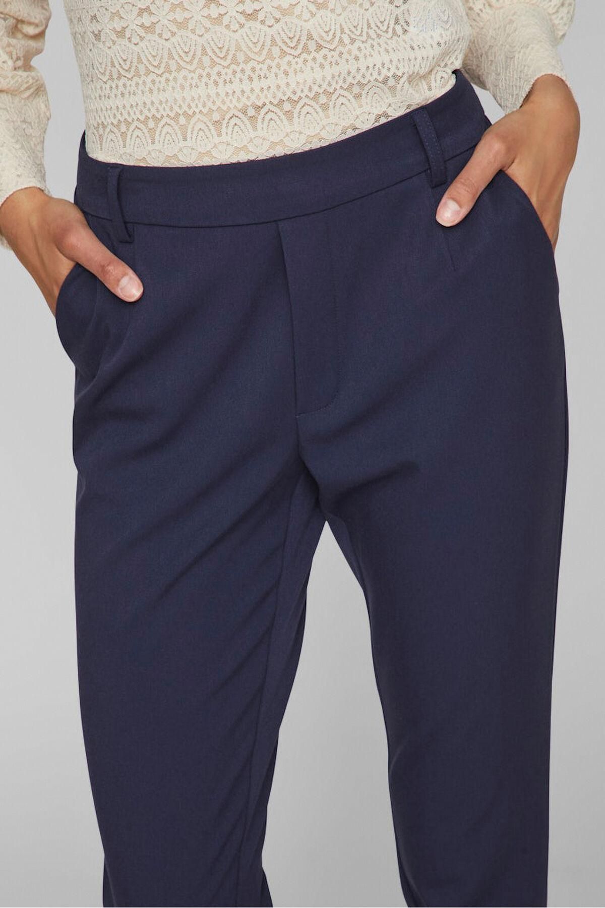 빌라 슬림핏 테크니컬 네이비 카프리 팬츠 6398172 AZUL MARINO - 상세 이미지 3