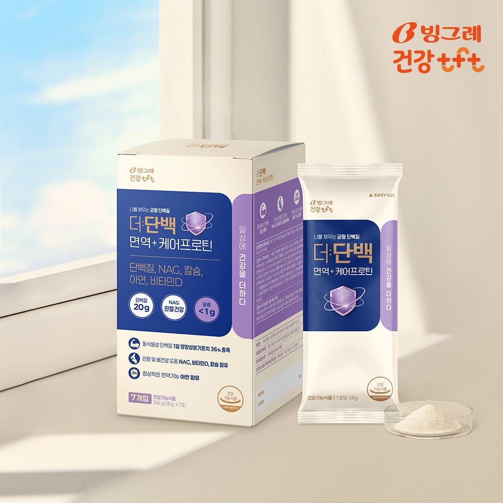 더단백 면역+ 케어프로틴 단백질쉐이크 곡물맛 7포, 3개 이미지 4