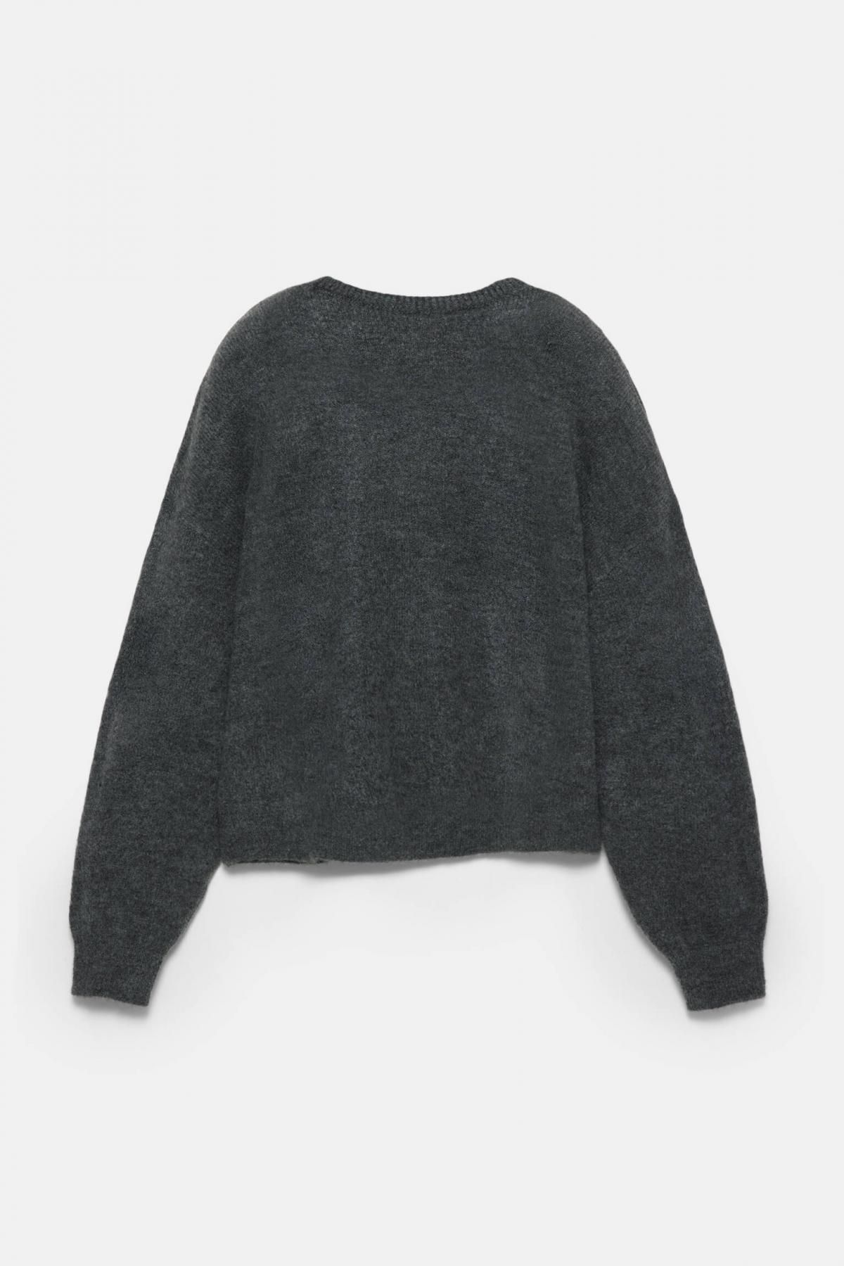 풀앤베어 베어 그래픽 라운드넥 니트 스웨터 3540/401 ANTHRACITE GREY - 상세 이미지 2