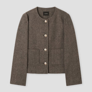 [클라비스] 베이직 R넥 자켓_CVJKG1202M 착용 후기 | 사이즈/핏 총정리 - 상품 이미지 2