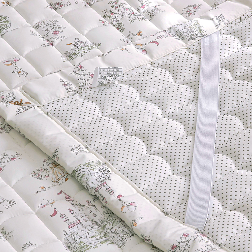 아르떼베딩 비엘라 고정밴드 부드러운 침대패드 매트리스 이불 깔개 모달 패드 Q