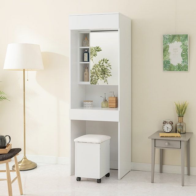 가구의서 G1128 수납 화장대 600 (거울포함)