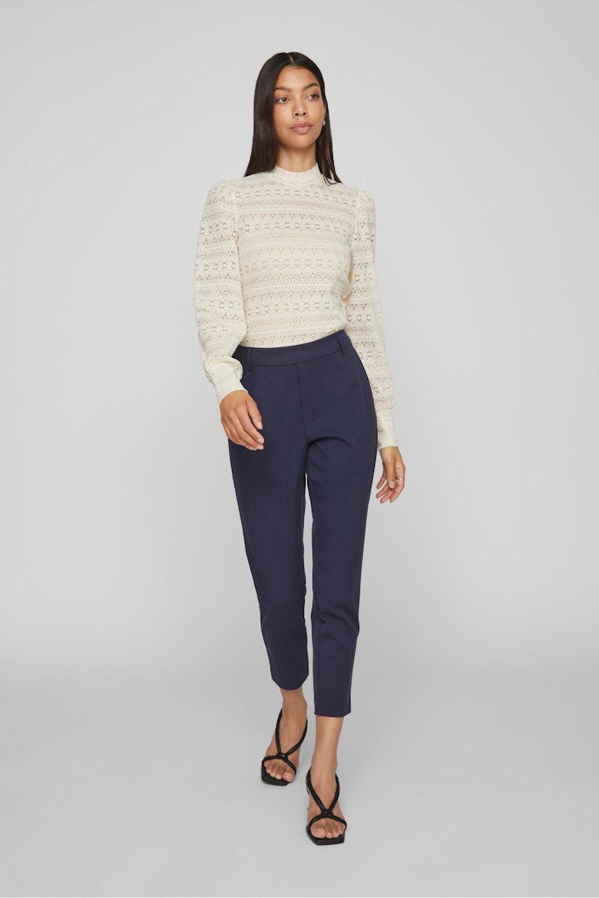 빌라 슬림핏 테크니컬 네이비 카프리 팬츠 6398172 AZUL MARINO - 상세 이미지 2