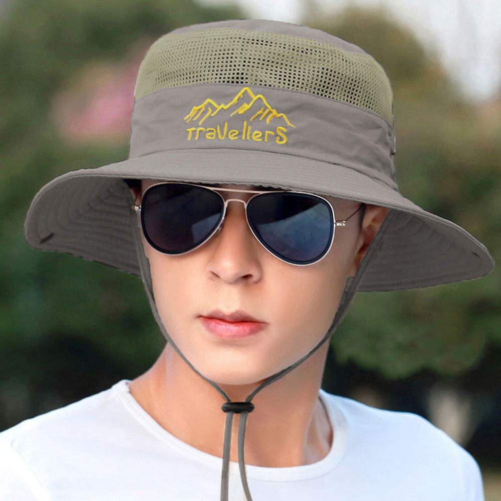 1+1 사파리 여름 모자 휴양지 바캉스 캠핑 챙모자 이미지 6