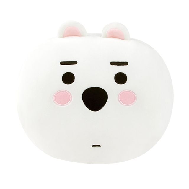 B패밀리 얼굴 쿠션 수면 화이트 베개 북극곰 캐릭터 - 상품 이미지