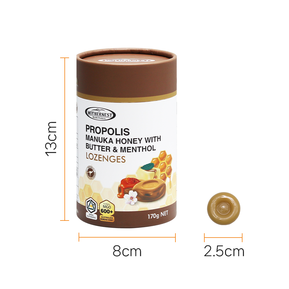 마더네스트 호주산 프로폴리스 마누카허니 버터멘톨 캔디 (MGO600+) 170g, 3개 이미지 6