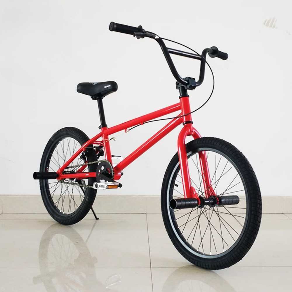 BMX 스턴트 자전거 묘기용 내구성 강화 경량 프레임 블랙/레드 - 상세 이미지 4