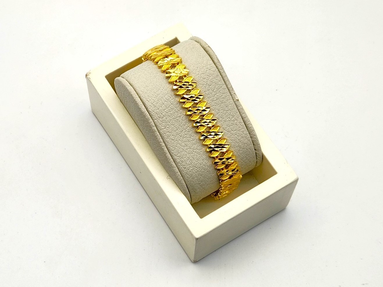24K 순금 18.75g(5) 윌로우 팔찌(18K 연결고리 장식)