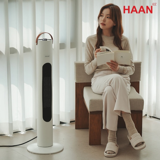타워형 PTC온풍기히터 가정용 거실용 저소음 다이얼식 그래핀온풍기 - 상세 이미지 4
