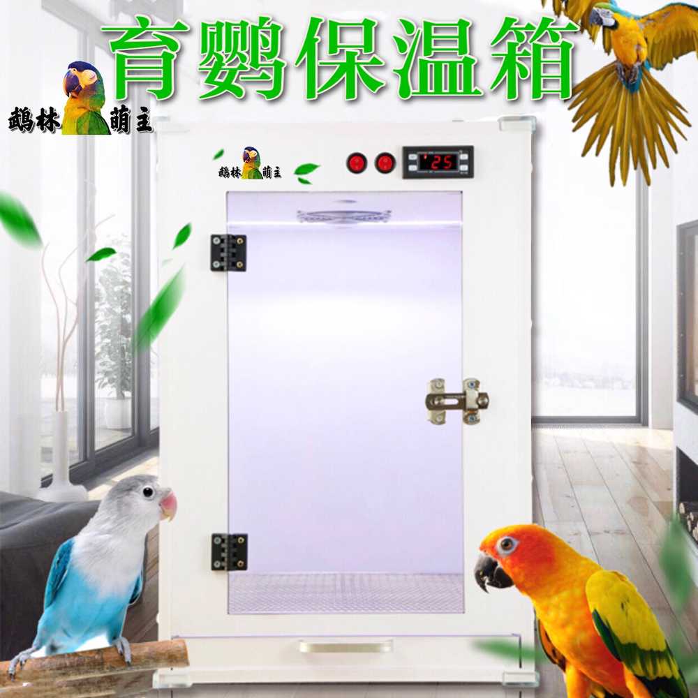 앵무새 육추기 대형 파충류 집 번식 조류 키우기 부스 30x30x40cm 이미지 6