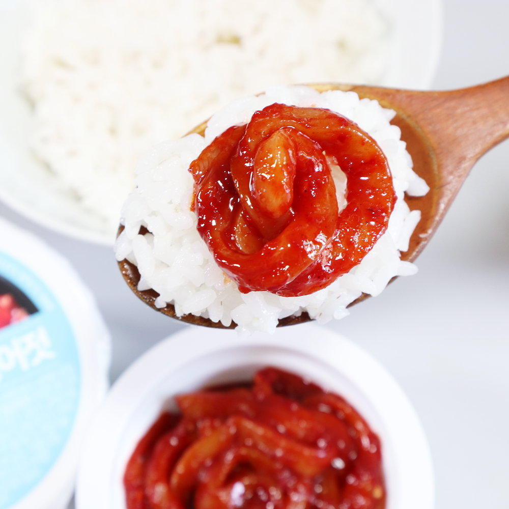 강경 오늘식탁 국내산 오징어젓갈 소포장 포션 젓갈 캠핑 여행 도시락 60g, 5개 - 상세 이미지 3