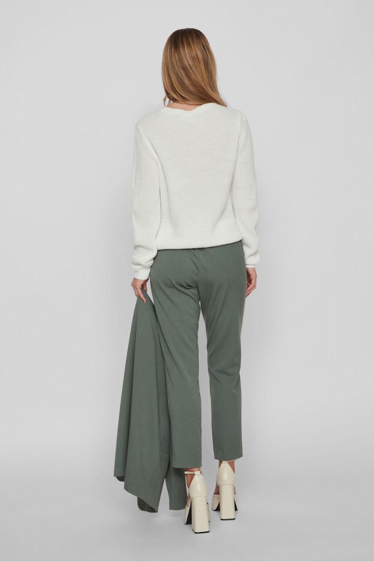 빌라 슬림핏 정장 카프리 팬츠 비스코스 6398172 KAKI - 상세 이미지 4