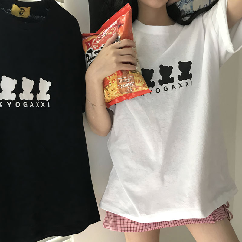 1+1 캐주얼 여성 박스티 5종 오버핏 반팔티 - 상세 이미지 5