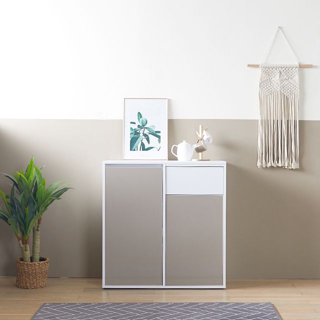 가구의서 F4780 2칸 휴지통 수납장 780x395x800mm - 상품 이미지
