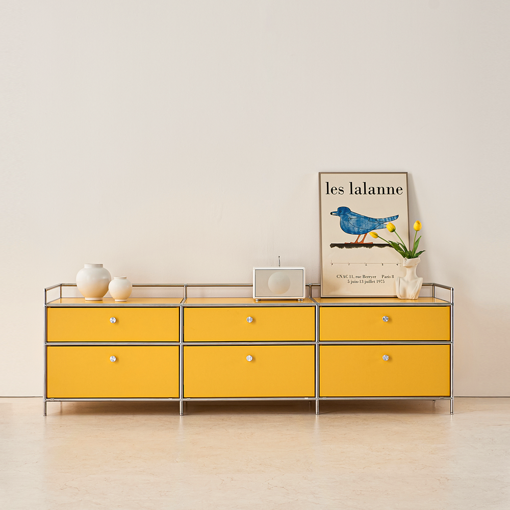 세라썸 모듈거실장 미드센츄리 높은 티비서랍장 tv장식장 75인치