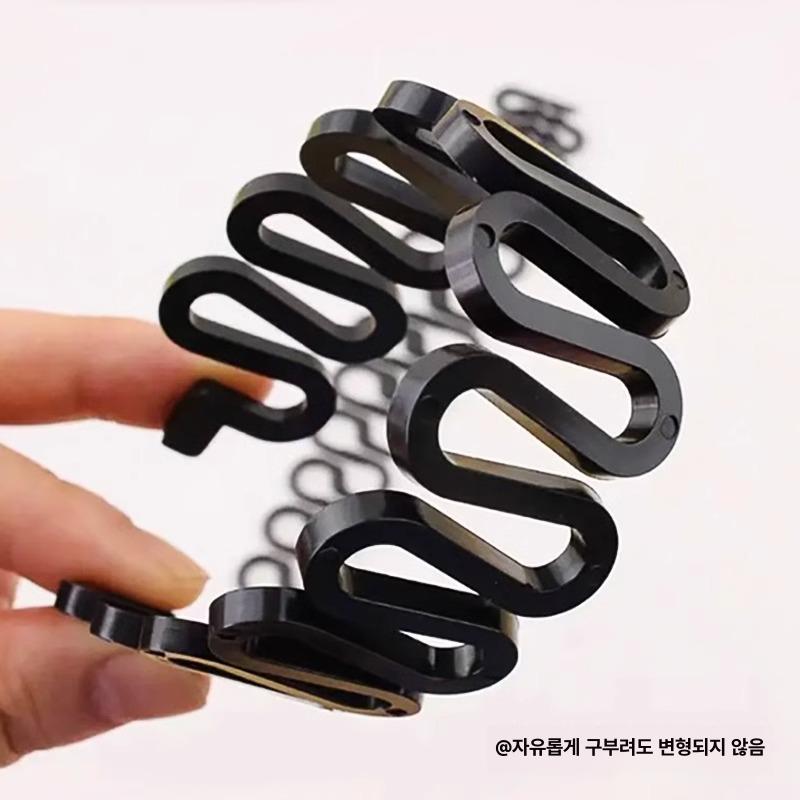 머리 땋기 빗 머리띠 뒤머리 볼륨 염색 도구 40개입 이미지 6