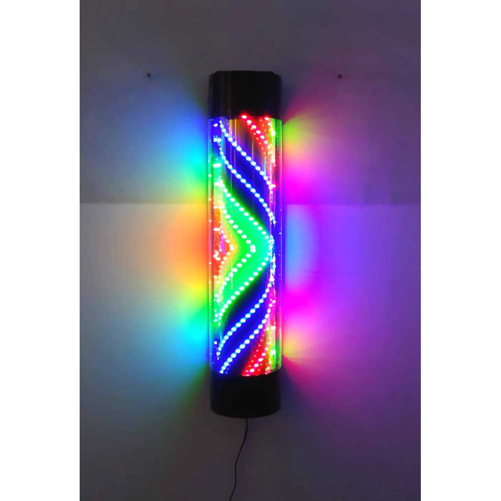 이발소 사인볼 LED 방수 색상 미장원 돌출 벽걸이 이미지 7
