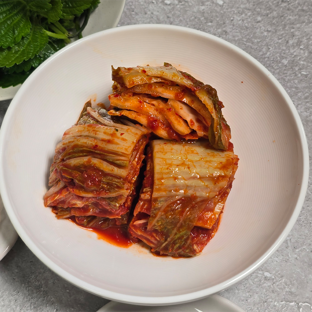 HACCP 국내산 포기김치(국산 재료) 아삭칼칼 밥도둑 김치 1kg - 상세 이미지 2
