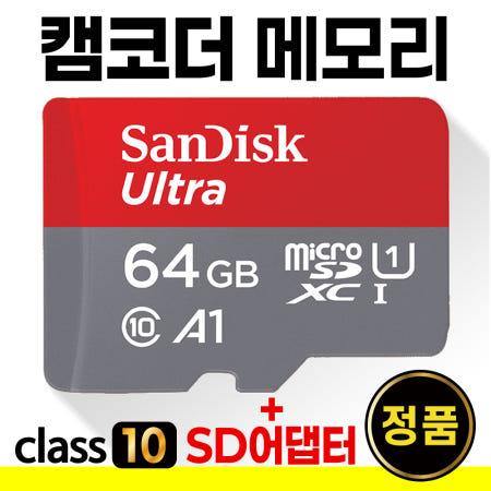 소니 HandyCam FDR-AXP55 SD카드 64GB CLASS10 캠코더메모리