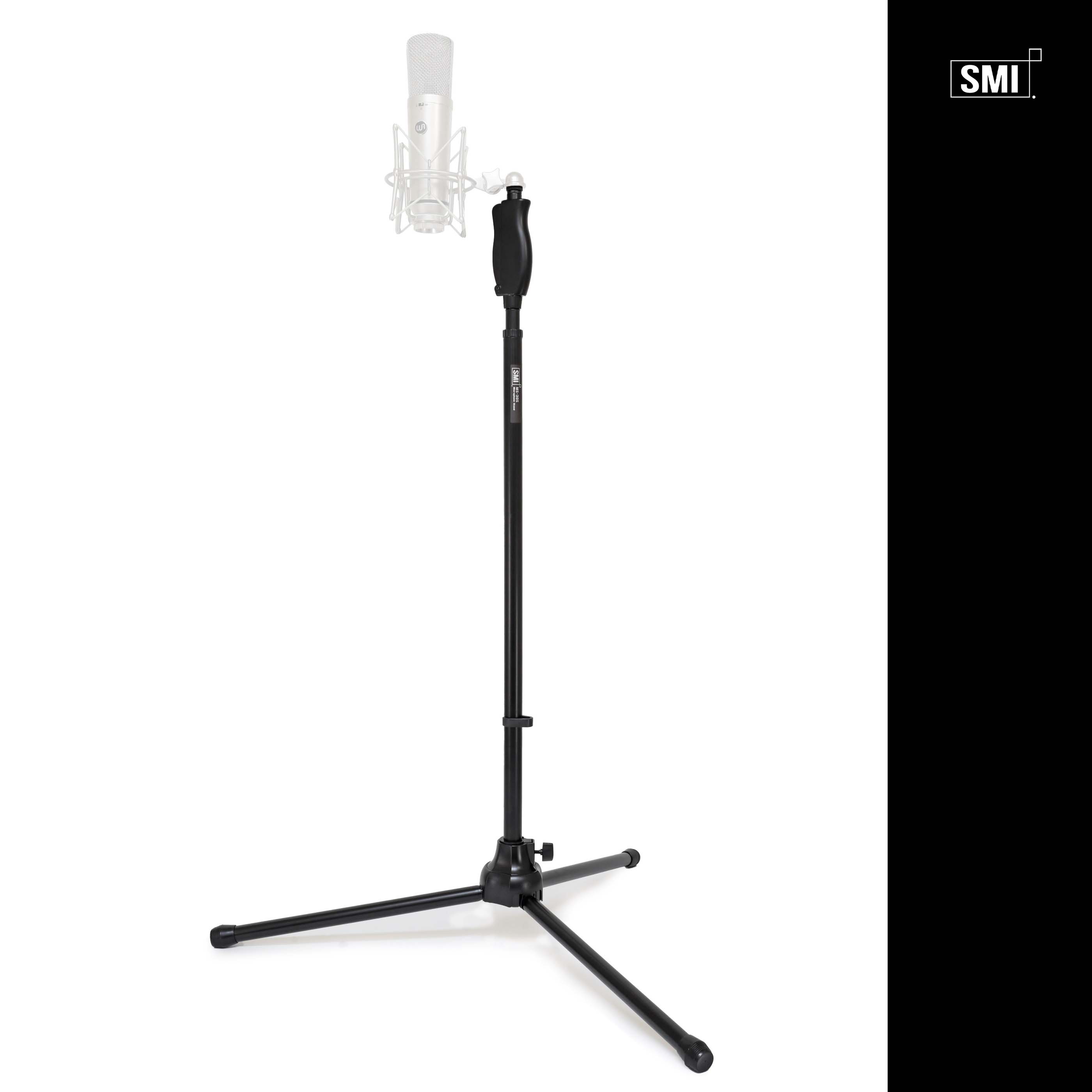 SMI MS-30S 일자형 마이크 스탠드 콘덴서마이크 거치대 프리미엄 원터치 받침대 - 상품 이미지