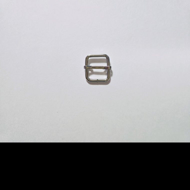 도매 가방부자재 가방끈조절 철 줄이개 니켈 15mm 100p 묶음상품 - 메인 이미지