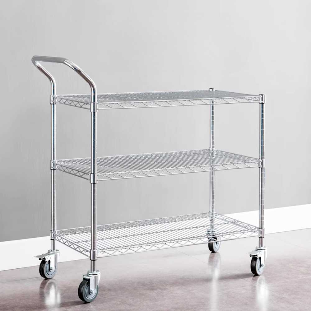 업소용 이동식 피킹카트 다단 선반형 물류 작업장 1060x609x1040mm 2단(A형) - 상품 이미지