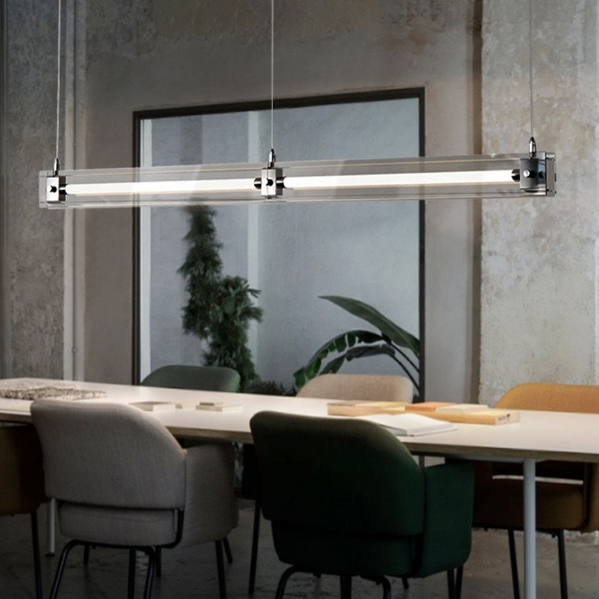 튜브 라인 벽 인테리어 식탁 등 조명 Tube Line Lamp 1단 80cm - 상세 이미지 4