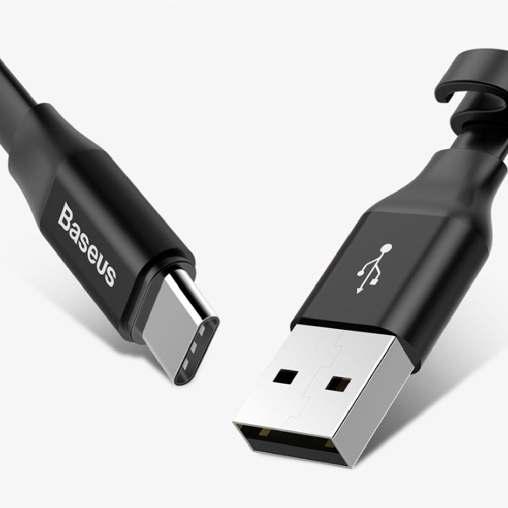 베이스어스 USB-C타입 숏케이블 23cm 고속충전 짧은 케이블 - 상세 이미지 4