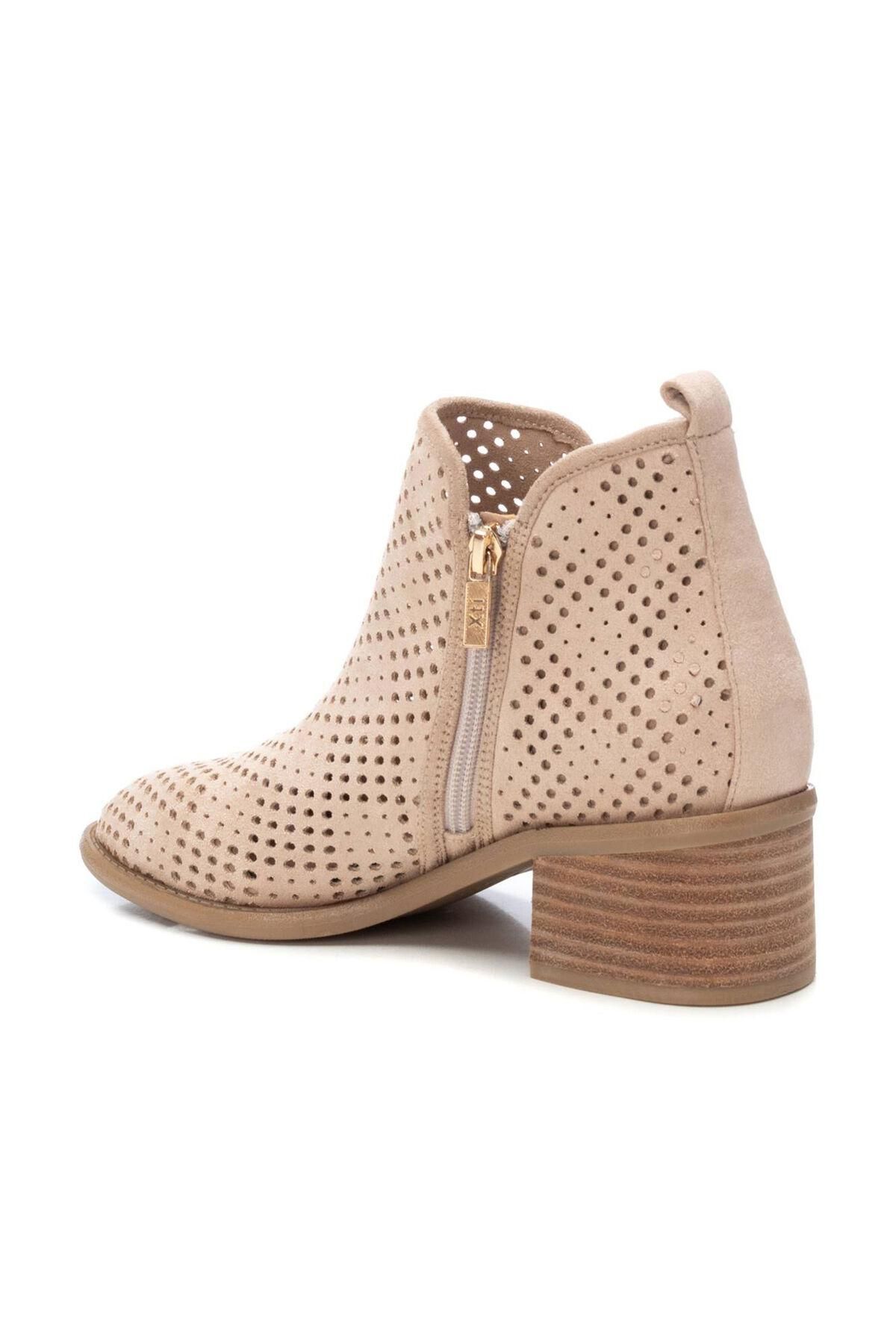 엑스티아이 베이지 펀칭 스웨이드 앵클부츠 9961245 BEIGE - 상세 이미지 4
