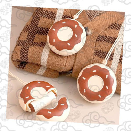 도넛 모양 테이프 클리너 먼지 제거 롤러 의류 청소 휴대용 끈끈이 린트 제거기 카펫 소파 청소용품