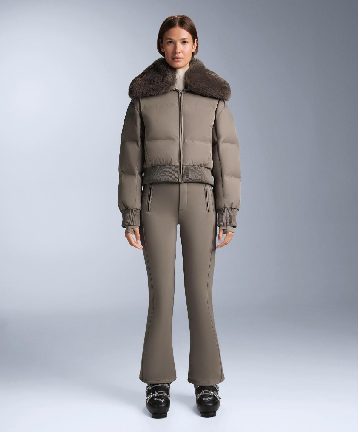 오이쇼 테크니컬 방수 플레어 스키 팬츠 3940/626 DARKTAUPE - 상세 이미지 3