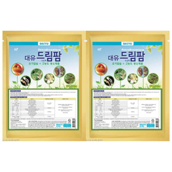 대유 드림팜 수용제 유기칼슘 고농도붕소 착과증진 비료 식물영양제 500g, 2개입 - 상품 이미지