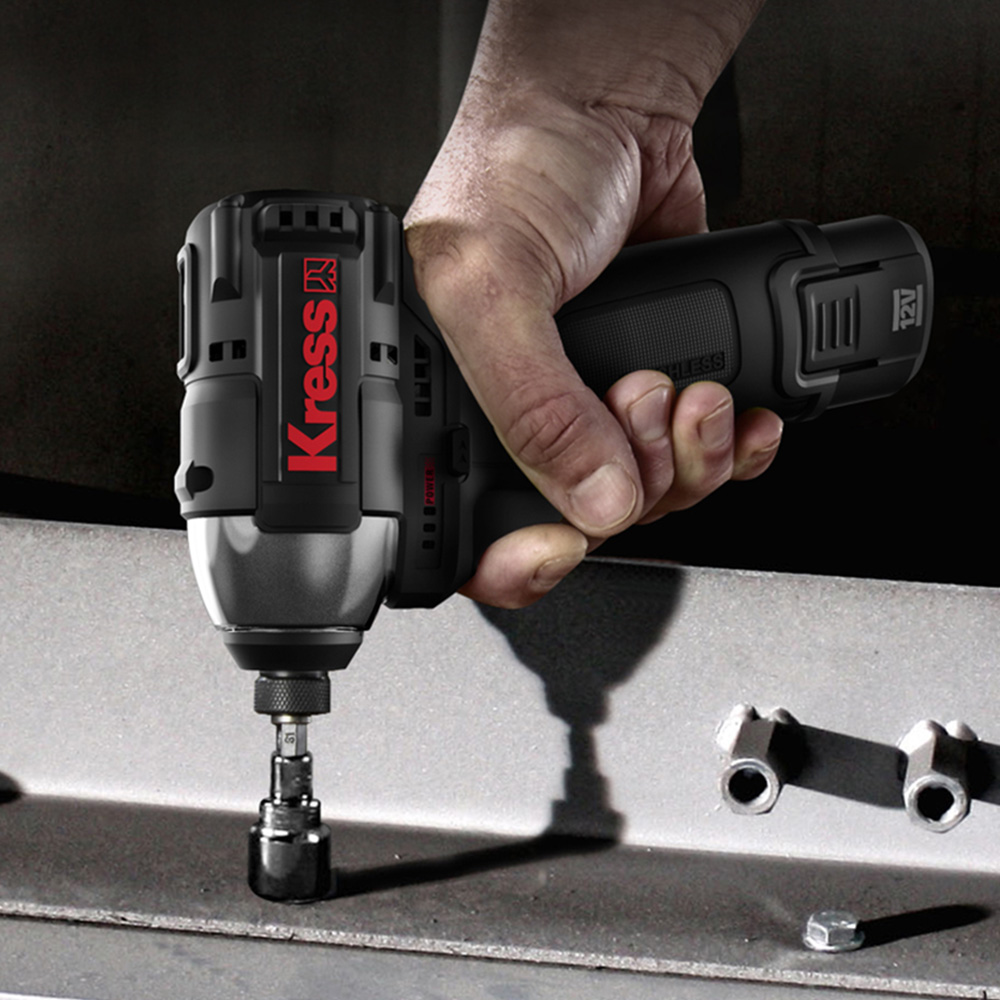 크레스 충전 임팩드라이버 전동 드릴 12V BL KU203 2.0Ah, 배터리 1개 이미지 3