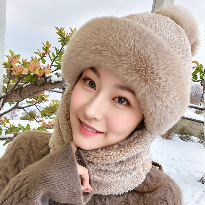 에스키모 후드 넥워머 여자 바라클라바 목토시 - 상세 이미지 3
