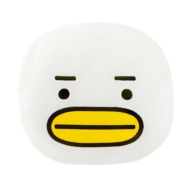 B패밀리 얼굴 쿠션 흰 오리 낮잠 책상 사무실 팬시 - 상품 이미지