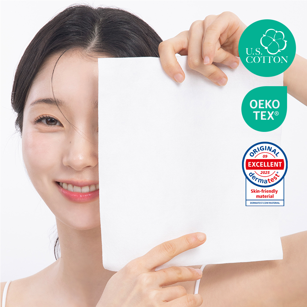 고릴라랩 도톰한 일회용 페이스 타올 프리미엄 순면 100% 미용 수건 3g, 화이트, 60장