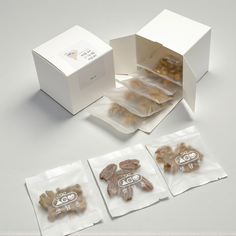 셋담은 수제 호두정과3봉(50g) 피칸정과2봉 생강호두정과2봉 선물 답례품 - 상세 이미지 3