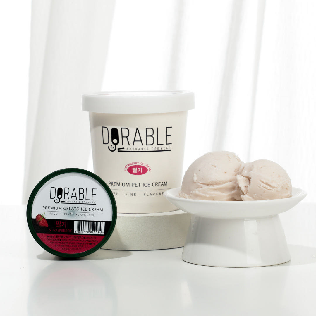 도러블 강아지 아이스크림 수제 젤라또 강아지간식 닭고기 120ml 이미지 6