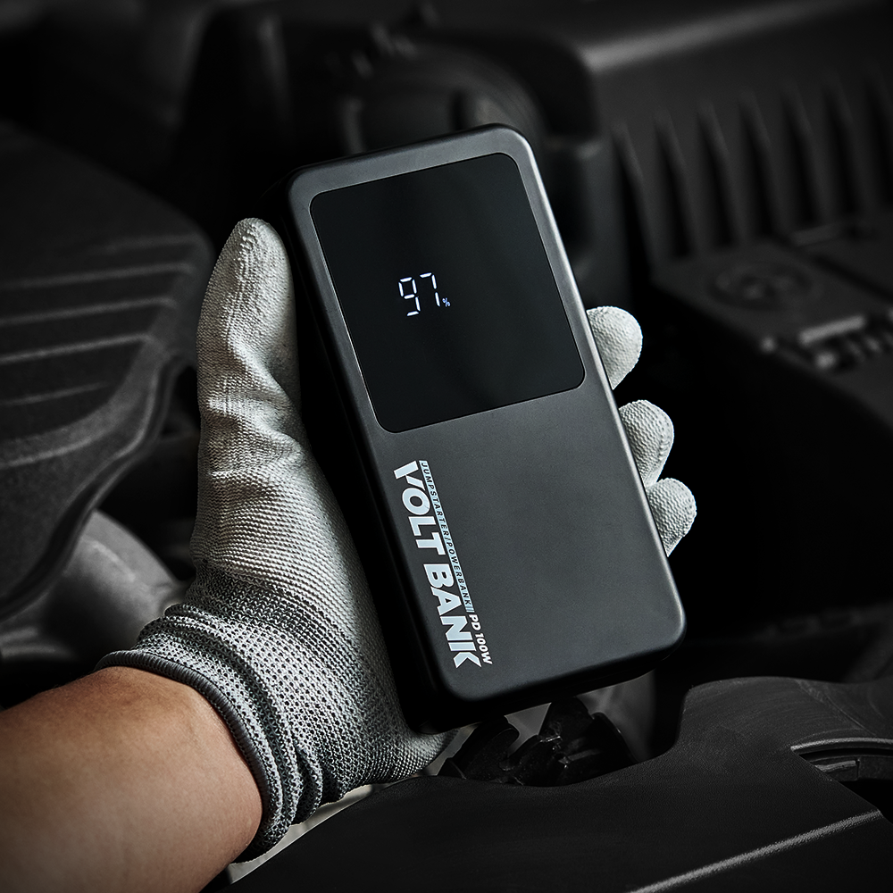 카플 자동차 스마트 점프스타터 오토바이 방전 보조배터리 배터리 충전기 볼트뱅크 100W