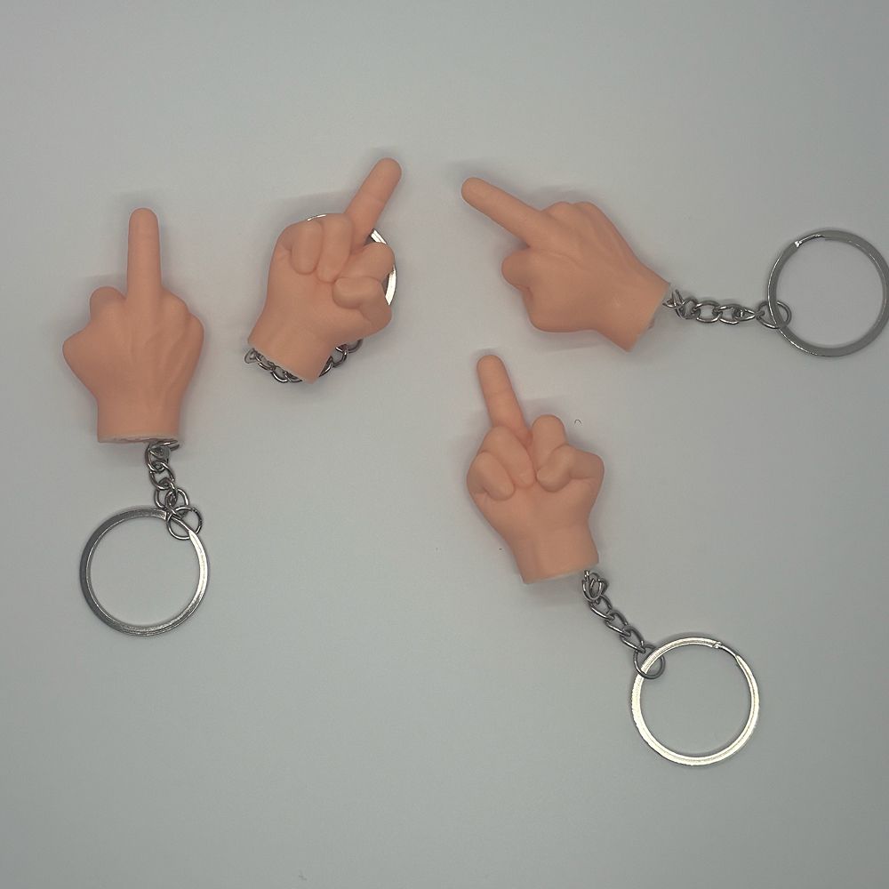 리얼한 뻑큐 키링 중지손가락 빡큐 뻐큐 손가락 욕 욕설 중지 키링 키홀더 열쇠고리 백참 가꾸 폰꾸 핸드폰줄 참 장식 꾸미기 - 상세 이미지 4