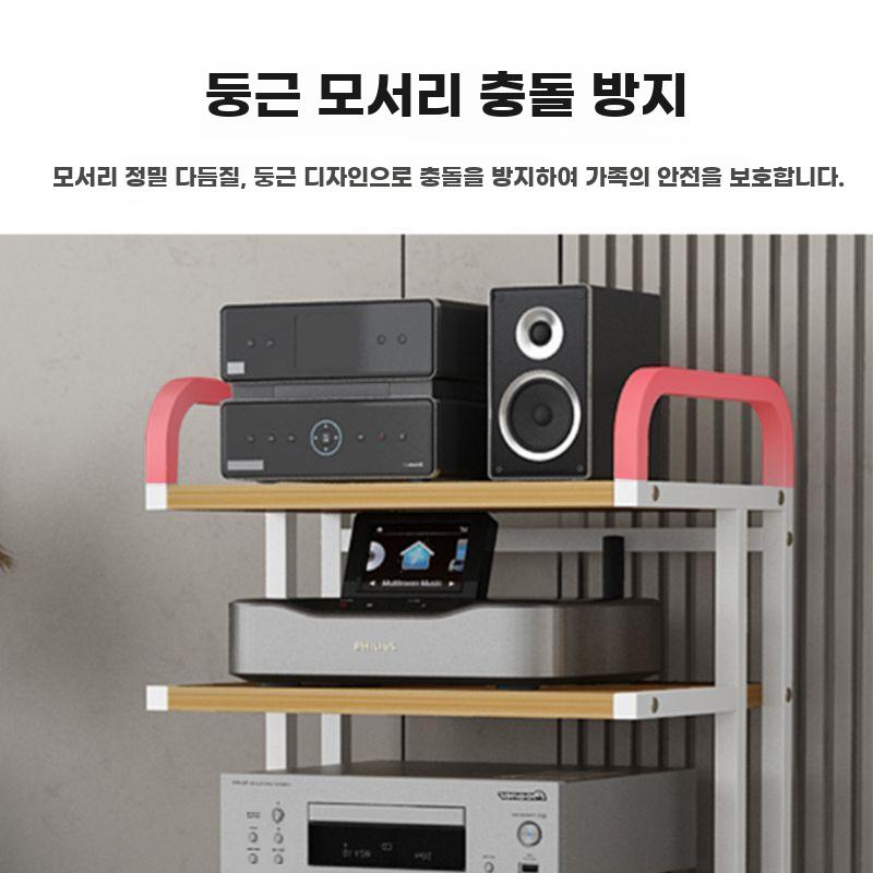 오디오 장비 랙 거치대 이동식 앰프 스탠드 CD 플레이 - 상세 이미지 3