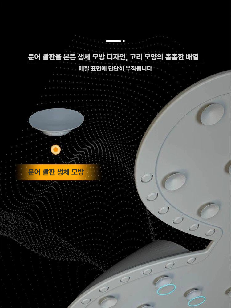 실리콘 욕실 미끄럼방지 발마사지 목욕 매트 세정용 바닥 큐트판다 - 상세 이미지 4