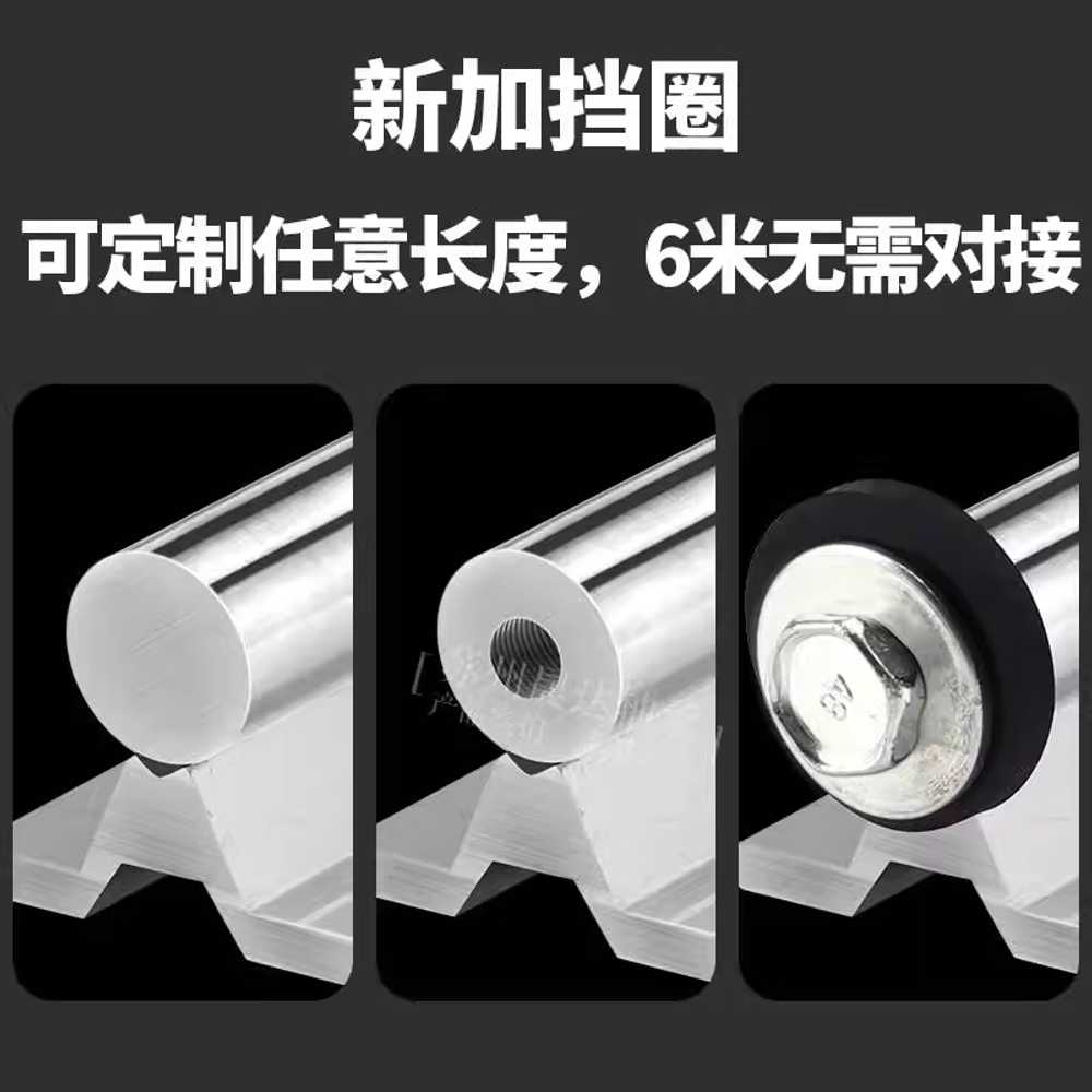 LM 가이드 슬라이더 레일 렌치 리니어 블럭 부품 부싱 500mm SBR12 - 상세 이미지 3