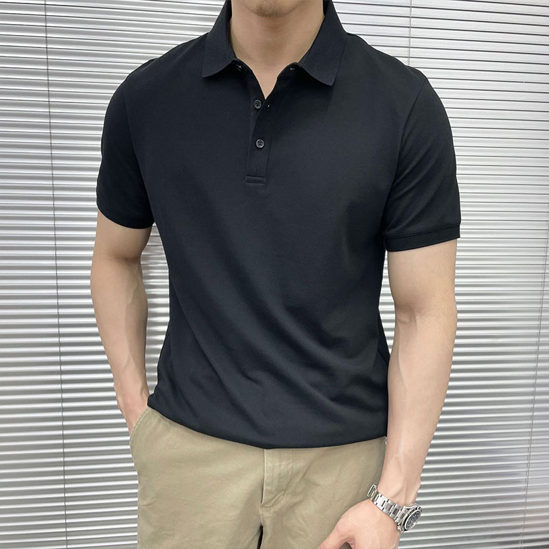 클래식 남자 반팔티 무지 카라티 PK 폴로 티셔츠 - 상품 이미지