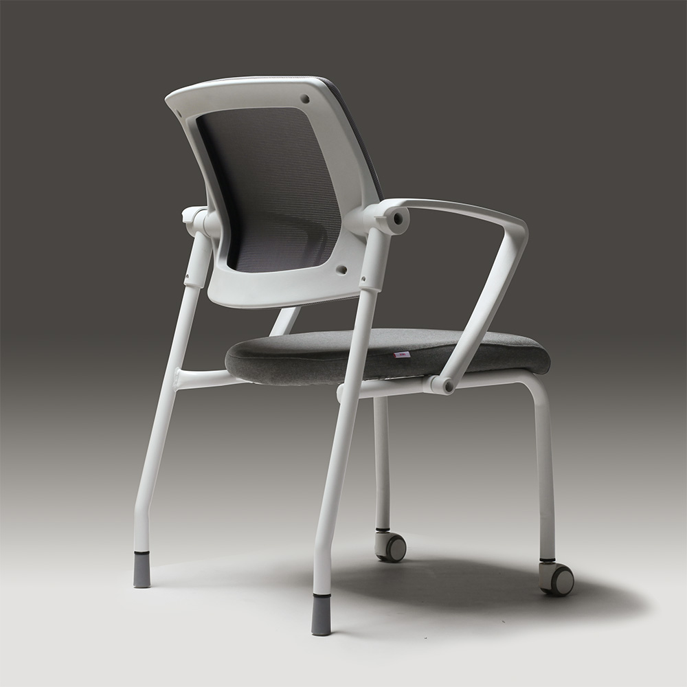 뷰티즈체어 에듀완조립 공부 바퀴없는 학생 책상 의자 편한 사무실 회의용 컴퓨터 틸팅형등판