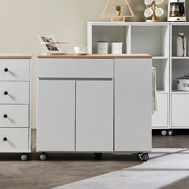 가구의서 M350 주방 멀티수납장 900x400x825mm - 메인 이미지
