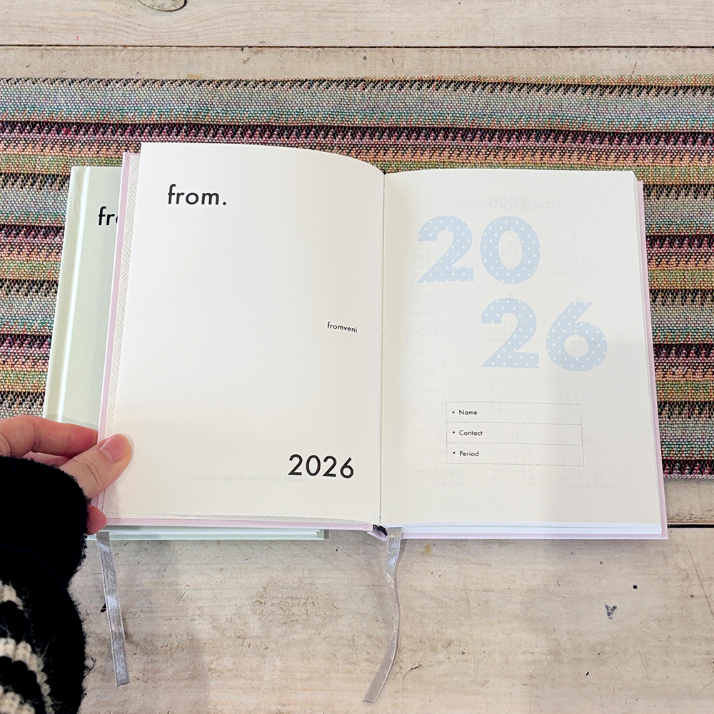 2026 양장 날짜형 위클리 다이어리 주간 플래너 프롬베니 이미지 4